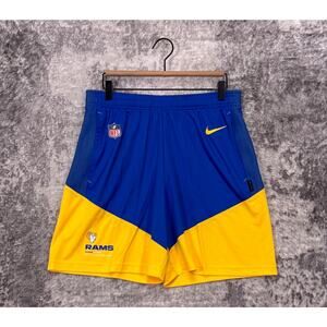 New Nike Shorts Medium Mens Los Angeles Rams Sideline On Field